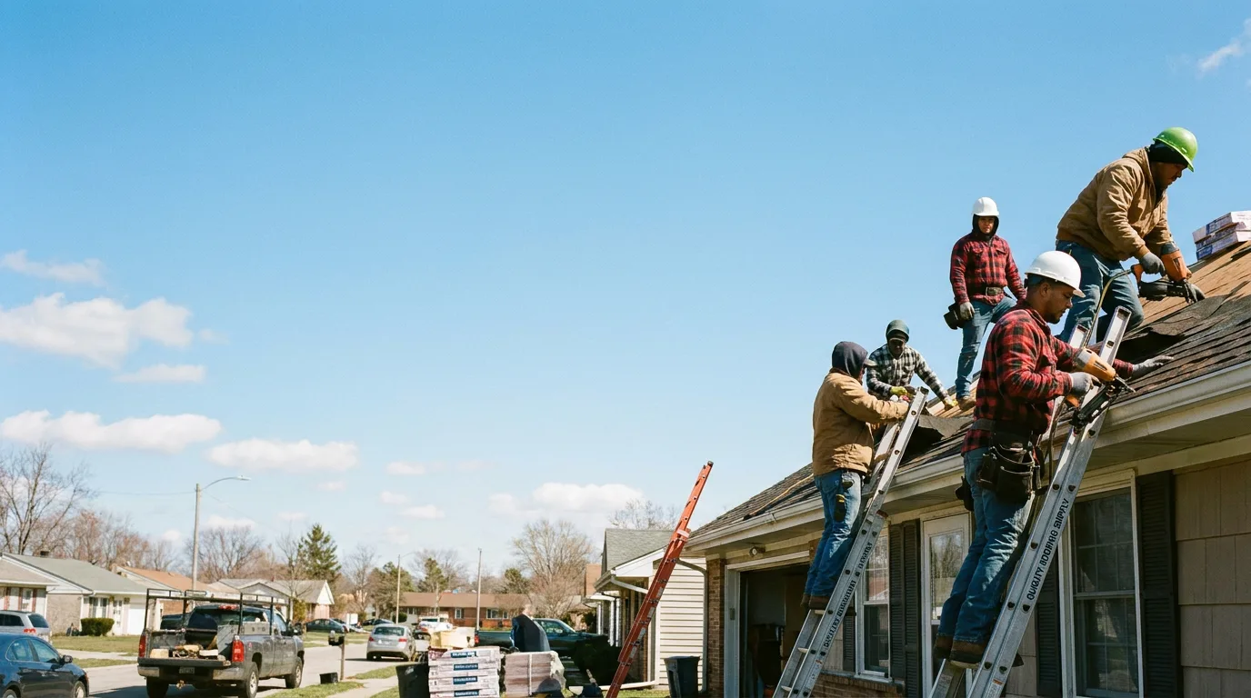 Roofing in Parker City, IN near me